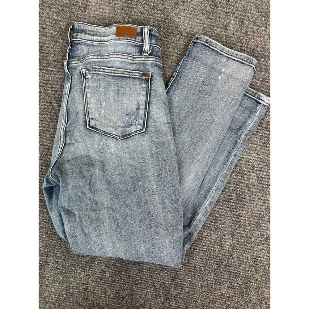 Judy Blue Womens Jeans Boyfriend Fit Distressed Ripped Stretch Size 11/30 - Picture 5 of 9
